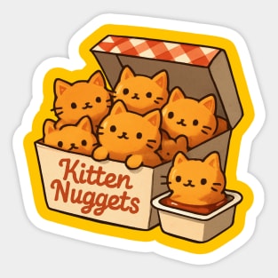 kitten-nuggets Sticker